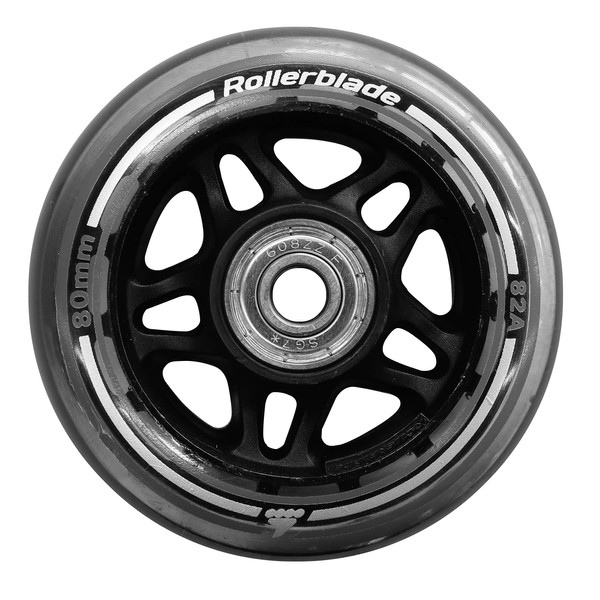 Rollerblade 80 mm/82A + Sg7 Roues Unisexe-Adulte, Neutre, Taille Unique