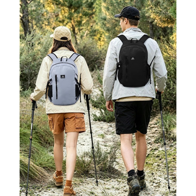 Outplea Nylon Folding Hiking Backpack for Women Men, 20L Lightweight