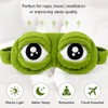3D Frog Sleep Mask, Antifaz Para Dormir Gracioso for Adults,
