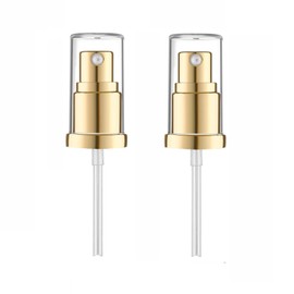 2 Pack Foundation Pump for Estee Lauder Double Wear Liquid, Replacement DW Pressure Head (Gold)