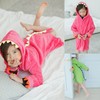 Internationally Popular Kids' Cartoon Dinosaur Cotton Bathrobe Absorbent 18 Lotus+S 4ea