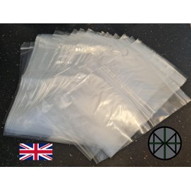6" x 9" Strong Grip Seal Zip Lock Bags Made In UK Food Freezer Bag (200)