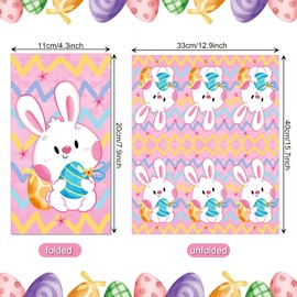 120Pcs Easter Theme Napkins Paper Happy Easter Disposable Paper Napkins Bunny Rabbit Pink Luncheon Napkins Hand Towels for Spring Lunch Dinner Kitchen Bathroom Holiday Dinner Party Table Decor 6