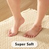 TYUU Boho Bathroom Rugs, Super Absorbent Non Slip Waffle Bath