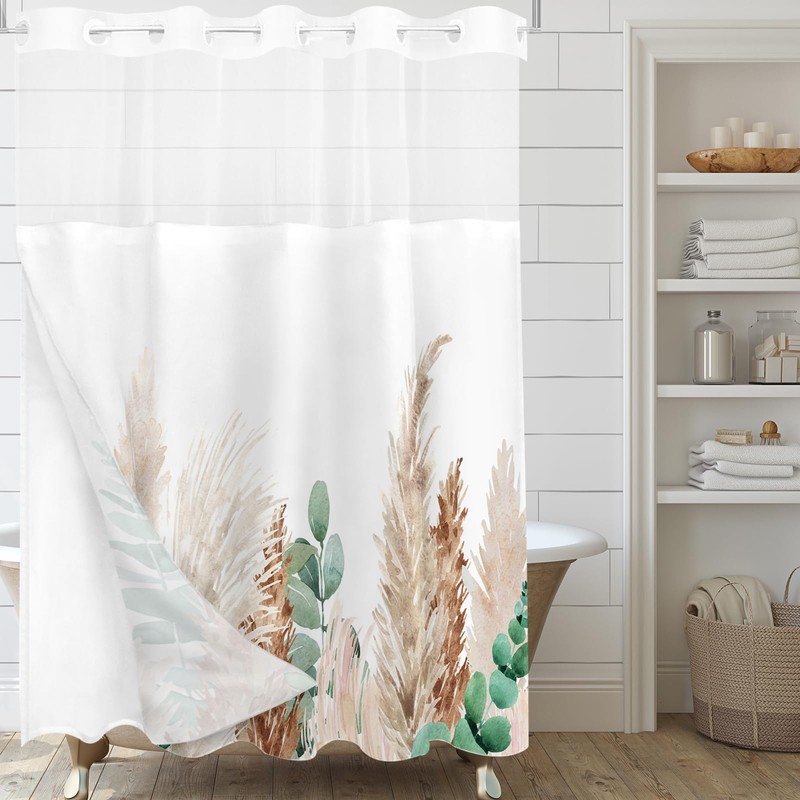 Tititex No Hooks Snap in Liner Dried Brown Pampas Grass
