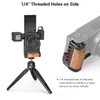 SmallRig L-Shape Wooden Grip with Cold Shoe for Sony ZV1