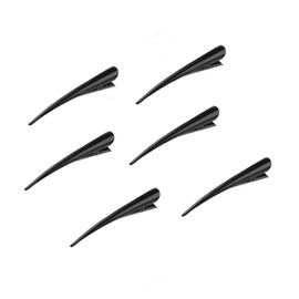 6pcs Entenschnabel Haarspangen - YiXuTag Metall-Haarklammern für Styling, Abteilklammern Haarspangen Friseur Haarspangen Rutschfeste Entenschnabel Haarspangen mit Zähnen,Rutschfeste Krokodil Haarnadel