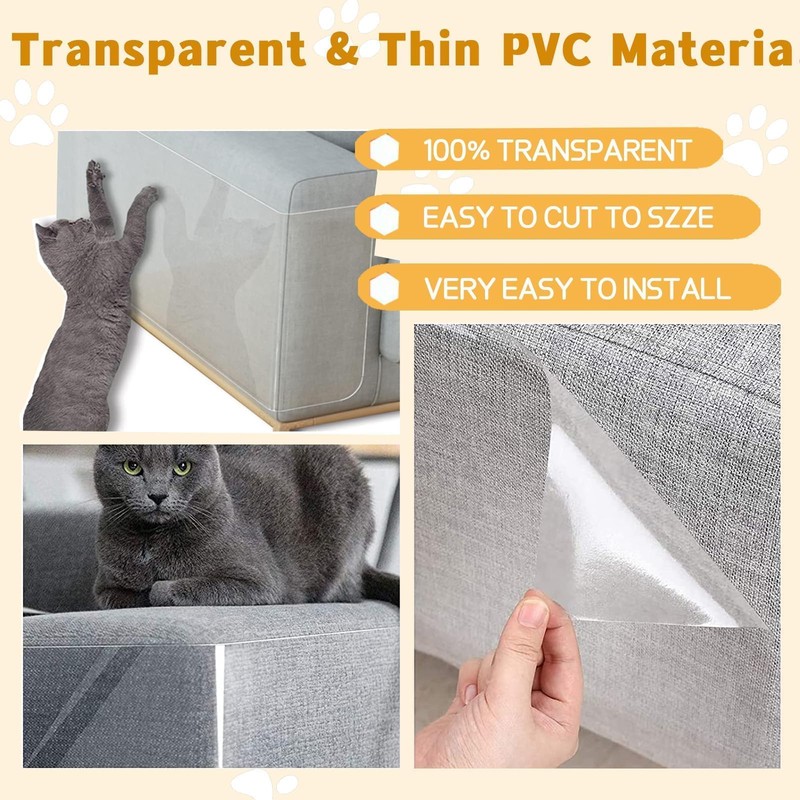 Cat Scratch Furniture Protector, 10 PCS, 17.3'' x 11.8''