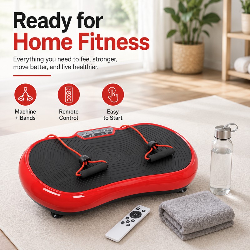 Vibration Plate Exercise Machine for Home Workouts – Whole Body