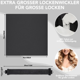 3 Stück Lockenwickler ohne Hitze, Papilotten Kleine Locken mit Seidenschal Haar Locken ohne Hitze Keine Haarschädigung Haarwickler über Nacht für Lange Kurze Haare Damen Mädchen