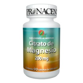 Citrato De Magnesio (90 Tabletas) Pronacen