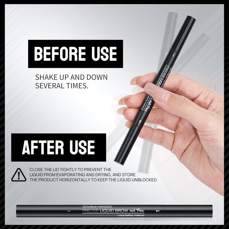 Microblading Eyebrow Pen,Liquid Eyebrow Pen,Magical Curved Brow Pen, Microblading EyebrowPen
