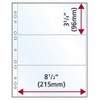 Enigma Xtra Acid Free HD A4 Portrait E3 Photo Sleeves for Ring Binder Albums - 3 Pocket per Page (10 Pack)