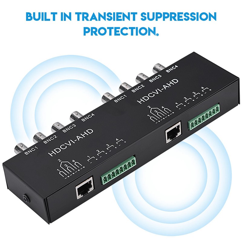 BNC to RJ45 CAT5/6 UTP Passive Transceiver Video Balun for