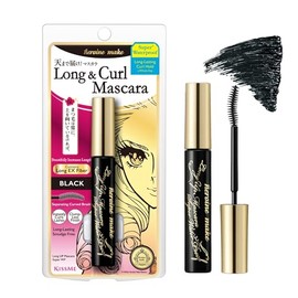 Heroine Make by KissMe Waterproof Mascara Black | Volumizing, Lengthening & Smudge-Proof Formula | Waterproof Mascara for Long-Lasting Curl & Volume |
