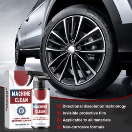 Machine Clean Outdoor All-Purpose Cleaner，Machine clean spray, Heavy-Duty Outdoor All Purpose Cleaning,Car Tire Foam Polish & Refurbishment(2PC)