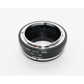 K&F Canon Compatible FD-Mount to Fuji X FX Mount Adapter with Lens Cloth fd-fx (KFFX)