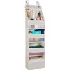 6-Tier Over-the-Door Hanging Organizer for Everyday Storage – Space-Saving Fabric