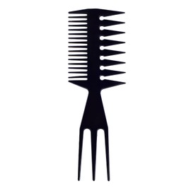JDXun 1 Piece Wide Comb, Double Sided Wide Coarse Tooth Comb, Antistatic Retro Wide Tooth Comb Hair Comb Styling Hair Combs for Curly Wet Long Hair (Black)