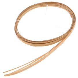 COHEALI Rolls Wood Hoop Rattan Cane Strips Flat Reed for Basket Weaving Sustainable Craft Material for Decor