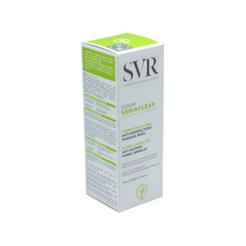 Sérum SVR Sebiaclear Niacinamida Antiacné Piel Grasa 30ml