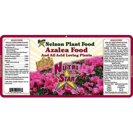 Nelson Acid Loving Plant Food Huge Blooms For Azalea Jasmines Roses Camellias Gardenias NutriStar 9-13-11 (2 LB)