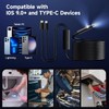 [Dual-Lens] Endoscope Camera with Light, 1920P HD Borescope with 8+1