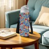 Neoprene Water Bottle Carrier Bag with Adjustable Shoulder Strap for