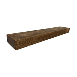 Joel's Antiques | 30 Inch Floating Shelves for Wall | Made of Natural Wood and Easy Install | Heavy Duty Rustic Book Shelves | Perfect for Bathroom, Kitchen, Living Room | Medium Brown 30x7x3 Inches
