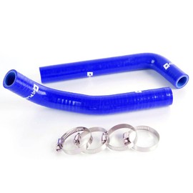 Silicone Radiator Coolant Hose Kit Clamps For Yamaha YFZ450 YFZ 450 2004-2008 Blue
