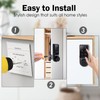 Code Security Lock Touch Keypad Deadbolt Password Keyless Entry Key