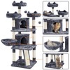 Yaheetech 68.5in Multi-Level Large Cat Condo with Sisal-Covered Platforms Scratching