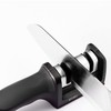 Afilador Cuchillos Cocina Ergonomico Tijeras 3 Etapas Manual (Negro)