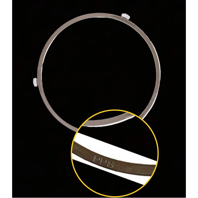 7.44 Inch Microwave Turntable Ring with 14mm Rollers - Glass