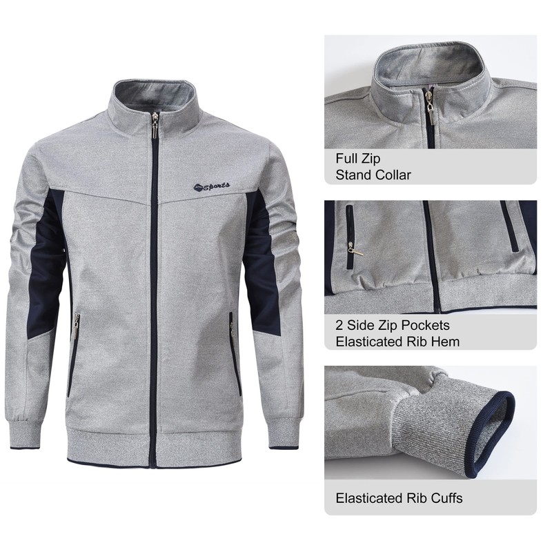 Rdruko Rdruko Mens Tracksuits Sets Running Jackets Joggers 2 Piece