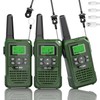 BUKEWIT Walkie Talkies for Kids 3 Pack,3 Miles Rechargeable Kids