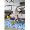 Camco Outdoor Rug | Features Reversible Blue & White Pattern