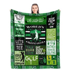 Golf Gifts for Men Unique - Funny Golf Gifts - Golfing Gifts for Men Women - Best Golf Gift - Top Golf Gift for Him- Golf Stuff Gift - Mens Golf Gifts Ideas - Golf Themed Gifts Blanket 50" x 60"