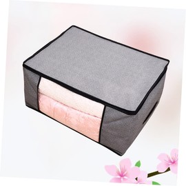iplusmile Non-woven Storage Bag Foldable Light Grey Organizer for Quilts and Clothes Capacity Practical and for Home Storage