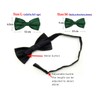 TINYHI Bo Ties For Men Bowtie Pre-tied Adjustable Bow Mens