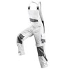 KÜBLER Workwear PULSSCHLAG Work Dungarees White/Anthracite Size 40