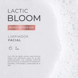 Jabón Facial Renovador Skin Of M Lactic Bloom 240 ml | Limpieza Suave Día y Noche para Todo Tipo de Piel