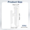uxcell 8Pcs Blind Cord Holder, Self-Adhesive Window Cord Wrap Cleats,