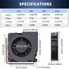 Wathai 120mm x 32mm Dual Ball Brushless Blower Fan 12V