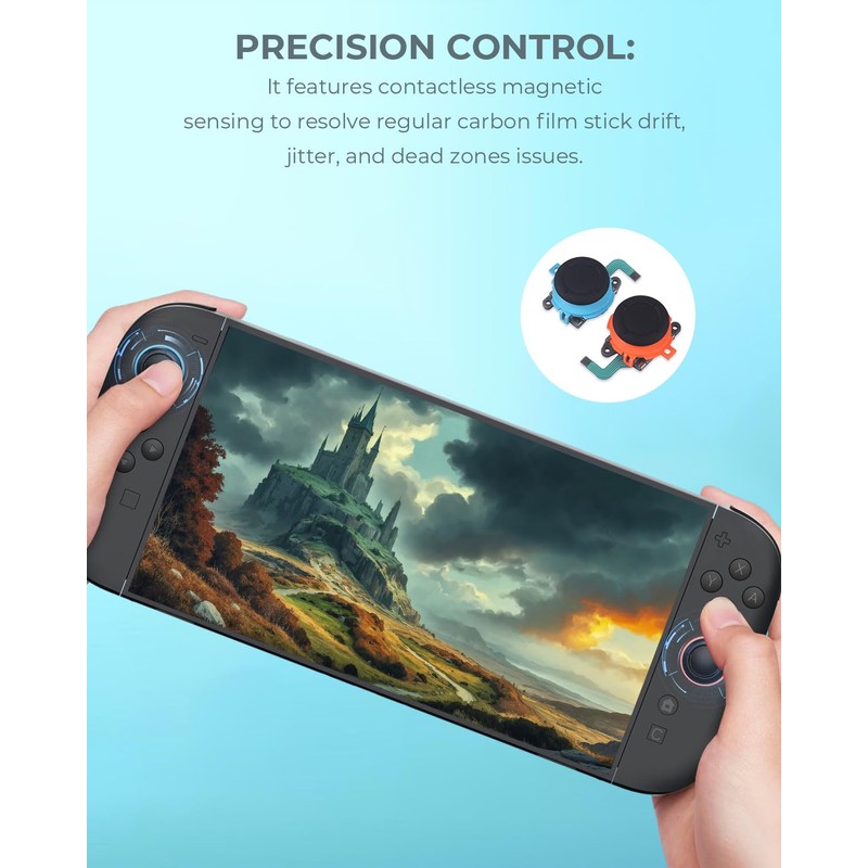Semaiki 3D Analog Joystick for Switch 2 Joycon Controller, Repair