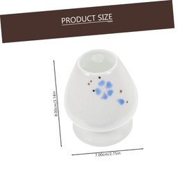 BIUDECO Matcha Brush Whisk Holder Ceramic Japanese Tea Bowl Accessory Whisk Container for Matcha Powder