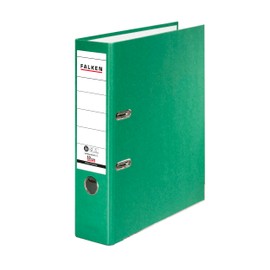 Original Falken Recycolor Environmental Folder Eco Made in Germany Coloured Paper Cover Outside 8 cm Wide DIN A4 Green Ring Binder Letter Folder Office Folder Cardboard Folder CO2 Neutral Blue Angel