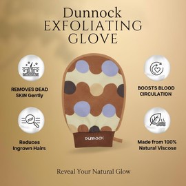 Guantes Exfoliantes Negros Dunnock - Set de 2 Manoplas Reutilizables de Viscosa
