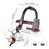 3.5X Magnification Binocular Loupes 5W LED Head Lamp Double Light