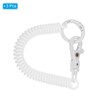 [PATIKIL] Retractable Bull Coil Spring Key Chain Set of 3